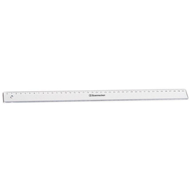 Lineal 40cm transparent Kunststoff BestStandard 1822 Produktbild