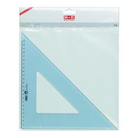 Zeichendreieck 25cm 45° transparent M+R 747250030 Produktbild