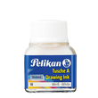 Zeichen-Tusche Glas mit Pose 10ml weiß 18 Pelikan 400142516 (GL=10 MILLILITER) Produktbild