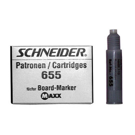 Whiteboardmarker-Nachfüllpatrone 655 für Maxx Eco 110 schwarz Schneider 165501 (PACK=3 STÜCK) Produktbild