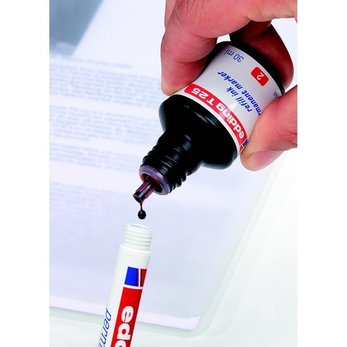 Permanentmarker-Nachfülltusche T25 30ml blau Edding 4-T25003 (ST=30 MILLILITER) Produktbild Additional View 5 L