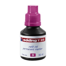 Permanentmarker-Nachfülltusche T25 30ml rosa Edding 4-T25009 (ST=30 MILLILITER) Produktbild