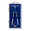 Schnellverstell-Zirkel Mars Comfort mit Drehrad silber Staedtler 55201 und Universal-Adaper Produktbild