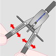 Schnellverstell-Zirkel Mars Comfort mit Universal-Adapter + Verlängerungsstange silber Staedtler 55202 Produktbild Additional View 1 S