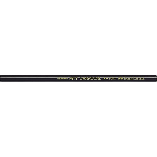 Kohlestift PITT Monochrom schwarz fettfrei soft Faber Castell 117403 Produktbild Front View L