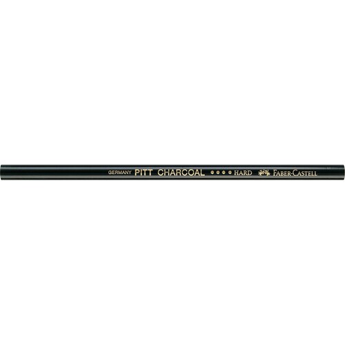 Kohlestift PITT Monochrome schwarz fettfrei hart Faber Castell 117411 Produktbild Front View L