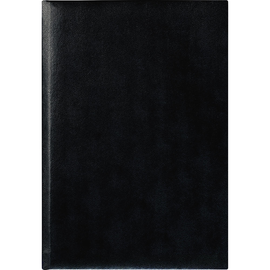 Buchkalender 2023 A5 15x21cm 1Tag/1Seite schwarz wattiert Zettler 873-0020 Produktbild