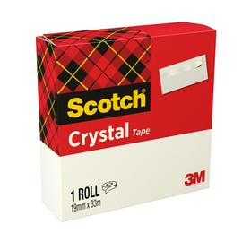 Klebeband Scotch Crystal 600 19mm x 33m transparent kristallklar 3M C6001933 (RLL=33 METER) Produktbild