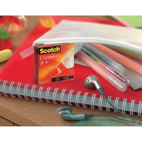 Klebeband Scotch Crystal 600 19mm x 33m transparent kristallklar 3M C6001933 (RLL=33 METER) Produktbild Additional View 2 L