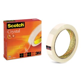 Klebeband Scotch Crystal 600 19mm x 33m transparent kristallklar 3M C6001933 (RLL=33 METER) Produktbild