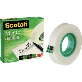 Klebeband Scotch Magic 810 12mm x 33m matt unsichtbar 3M M8101233 (RLL=33 METER) Produktbild