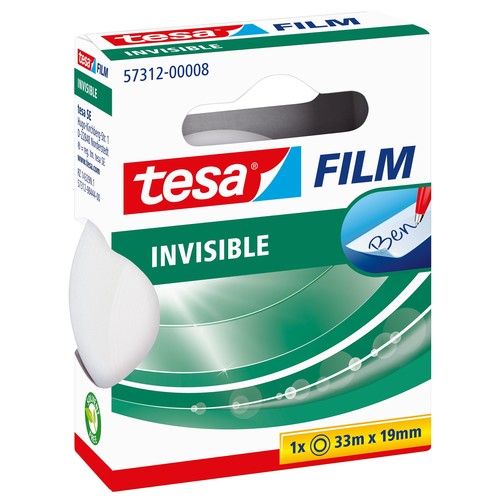 Klebefilm Invisible 19mm x 33m matt unsichtbar Tesa 57312-00008-01 (RLL=33 METER) Produktbild Additional View 2 L