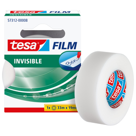 Klebefilm Invisible 19mm x 33m matt unsichtbar Tesa 57312-00008-01 (RLL=33 METER) Produktbild