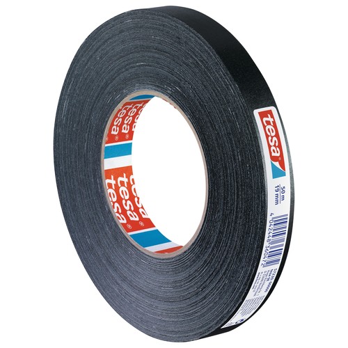 Gewebeband extra Power 19mm x 50m schwarz Tesa 57230-00000-02 (RLL=50 METER) Produktbild Additional View 1 L