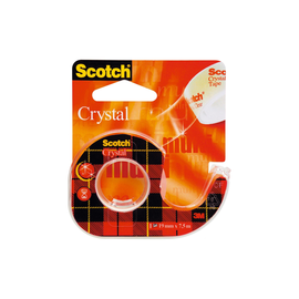 Handabroller Scotch + 1 Rolle Klebefilm 600 füllbar bis 12mm x 10m kristallklar 3M 600H1210 Produktbild