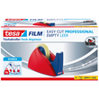 Tischabroller Easy Cut leer füllbar bis 25mm x 66m rot/blau Tesa 57422-00000-02 Produktbild