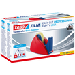 Tischabroller Easy Cut leer füllbar bis 25mm x 66m rot/blau Tesa 57422-00000-02 Produktbild Additional View 1 S