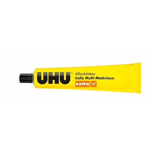 Klebstoff Der Alleskleber Extra 125g Tube flüssig UHU 46050 (TUBE=125 GRAMM) Produktbild Additional View 1 L