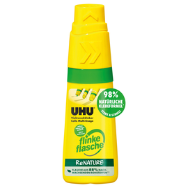 Klebstoff flinke Flasche Vielzweckkleber ReNATURE 40g Flasche UHU 46340 Lösungsmittelfrei (FL=40 GRAMM) Produktbild