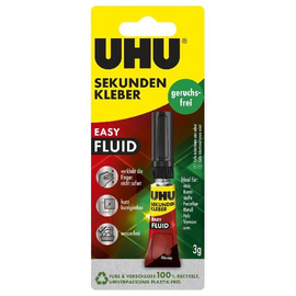 Klebstoff Sekunden Alleskleber 3g Tube Lösungsmittelfrei UHU 46130 (TUBE=3 GRAMM) Produktbild