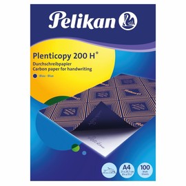 Blaupapier Plentycopy 200H für Handbeschriftung A4 Pelikan 400142585 (PACK=100 BLATT) Produktbild