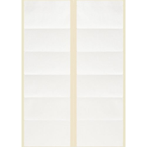 Adress-Etiketten für Handbeschriftung 95x47mm weiß permanent Zweckform 3350 (PACK=240 STÜCK) Produktbild Additional View 1 L