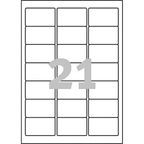 Adress-Etiketten für Handbeschriftung 67x38mm auf A4 Bögen weiß Herma 4431 (PACK=420 STÜCK) Produktbild Additional View 2 L