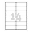 Adress-Etiketten für Handbeschriftung 102x38mm auf A4 Bögen weiß Herma 4433 (PACK=280 STÜCK) Produktbild Additional View 2 S