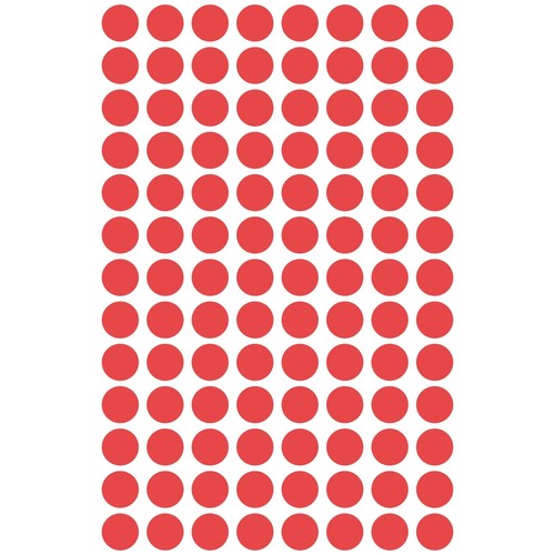 Markierungspunkte 8mm ø rot Zweckform 3010 (PACK=416 STÜCK) Produktbild Additional View 1 L