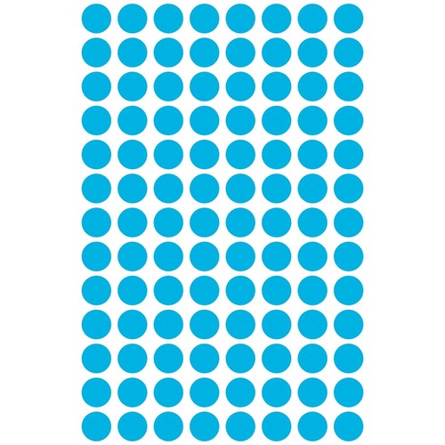 Markierungspunkte 8mm ø blau Zweckform 3011 (PACK=416 STÜCK) Produktbild Additional View 1 L