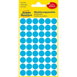 Markierungspunkte 12mm ø blau Zweckform 3142 (PACK=270 STÜCK) Produktbild