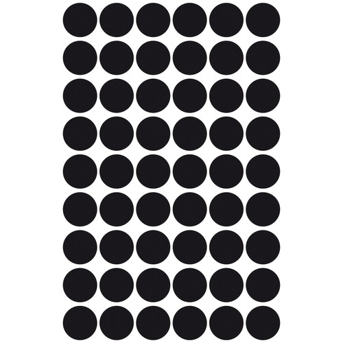 Markierungspunkte 12mm ø schwarz Zweckform 3140 (PACK=270 STÜCK) Produktbild Additional View 1 L