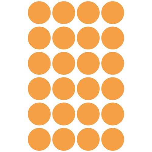 Markierungspunkte 18mm ø leuchtorange Zweckform 3173 (PACK=96 STÜCK) Produktbild Additional View 1 L