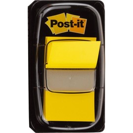 Haftstreifen Post-it Index 25,4x43,2mm gelb transparent 3M I680-5 (PACK=50 STÜCK) Produktbild