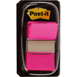 Haftstreifen Post-it Index 25,4x43,2mm pink transparent 3M I680-21 (PACK=50 STÜCK) Produktbild