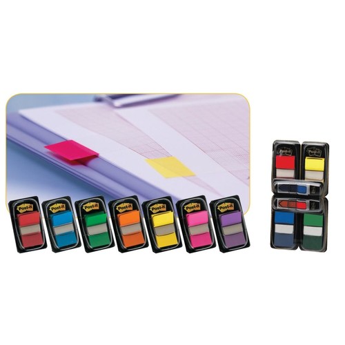 Haftstreifen Post-it Index 25,4x43,2mm lila transparent 3M I680-8 (PACK=50 STÜCK) Produktbild Additional View 5 L