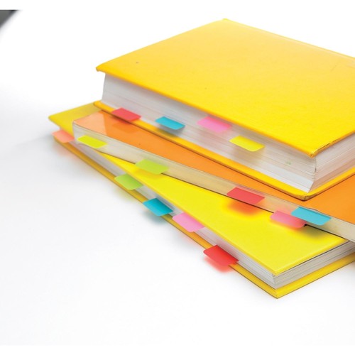 Haftstreifen Post-it Index Strong 25,4x38mm 3 Grundfarben transparent 3M 686-RYB (PACK=3x 22 STÜCK) Produktbild Additional View 3 L
