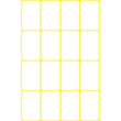 Mini-Etiketten für Handbeschriftung 29x18mm weiß Zweckform 3074 (PACK=96 STÜCK) Produktbild Additional View 1 S