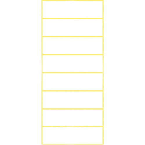 Universal-Etiketten für Handbeschriftung 50x14mm weiß Zweckform 3086 (PACK=64 STÜCK) Produktbild Additional View 1 L