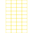 Mini-Etiketten für Handbeschriftung 18x12mm weiß Zweckform 3042 (PACK=216 STÜCK) Produktbild Additional View 1 S