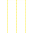 Mini-Etiketten für Handbeschriftung 32x10mm weiß Zweckform 3044 (PACK=132 STÜCK) Produktbild Additional View 1 S