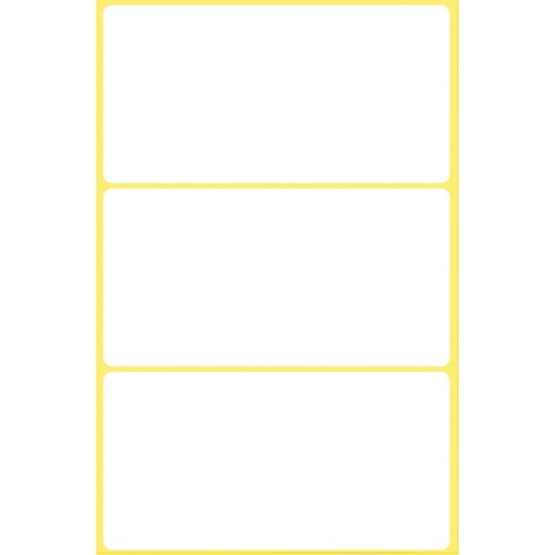 Universal-Etiketten für Handbeschriftung 76x39mm weiß Zweckform 3081 (PACK=18 STÜCK) Produktbild Additional View 1 L