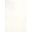 Universal-Etiketten für Handbeschriftung 80x54mm weiß Zweckform 3330 (PACK=112 STÜCK) Produktbild Additional View 1 S