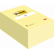 Haftnotizen Post-it Notes 102x152mm gelb Papier 3M 659 (ST=100 BLATT) Produktbild
