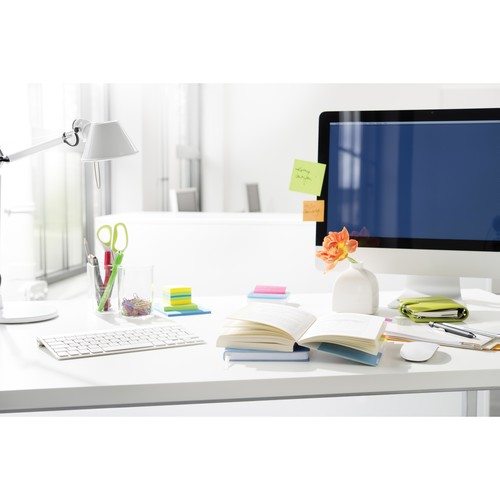 Haftnotizen Post-it Notes Mini Würfel 51x51mm limone Papier 3M 2051-L (ST=400 BLATT) Produktbild Additional View 2 L