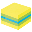 Haftnotizen Post-it Notes Mini Würfel 51x51mm limone Papier 3M 2051-L (ST=400 BLATT) Produktbild Additional View 1 S