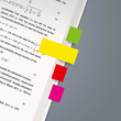 Haftmarker Neon 50x20mm 5 Neonfarben Papier Sigel HN650 (PACK=5x 40 STÜCK) Produktbild Additional View 2 S