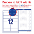 Etiketten Inkjet+Laser+Kopier 97x42,3mm auf A4 Bögen weiß Zweckform 4781 (PACK=360 STÜCK) Produktbild Additional View 3 S