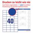 Etiketten Inkjet+Laser+Kopier 52,5x29,7 auf A4 Bögen weiß Zweckform 3651 (PACK=4000 STÜCK) Produktbild Additional View 3 S