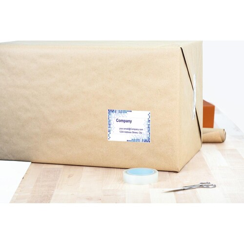 Etiketten PREMIUM Inkjet+Laser+Kopier 70x37mm auf A4 Bögen weiß permanent Herma 4615 (PACK=4800 STÜCK) Produktbild Back View L